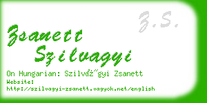 zsanett szilvagyi business card